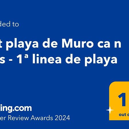 Appartement Apt Playa De Muro Ca N Ines - 1ª Linea De Playa à Port d'Alcúdia Extérieur photo