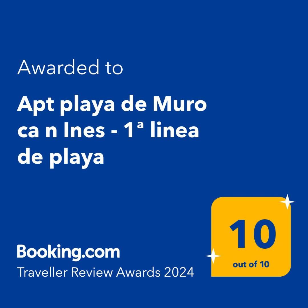 Appartement Apt Playa De Muro Ca N Ines - 1ª Linea De Playa à Port d'Alcúdia Extérieur photo